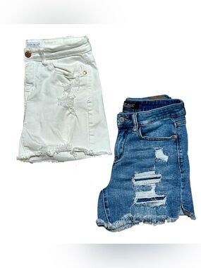 Judy Blue 2 pair denim shorts size Small bundle